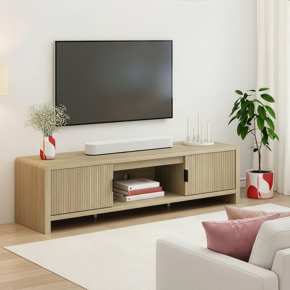 Fernsehschrank Lukkodso 150x40x40 cm [en.casa]