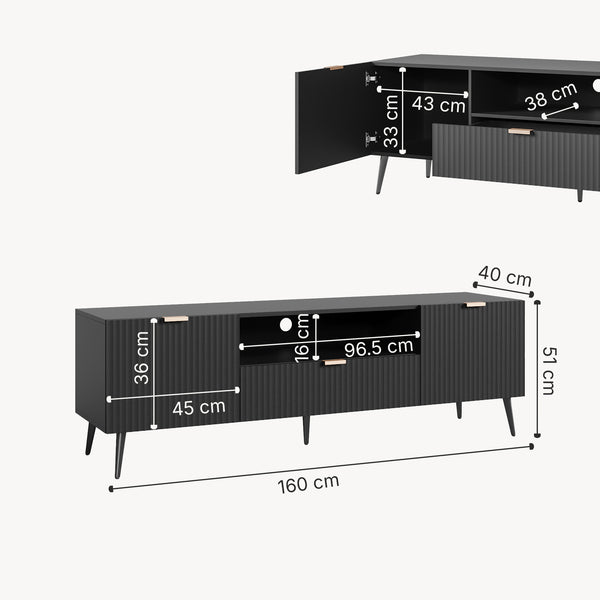 Fernsehschrank Nand [en.casa]