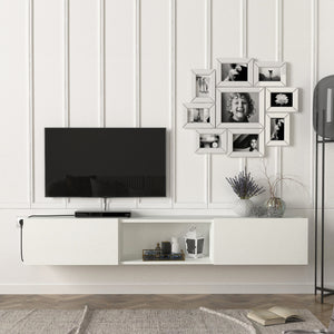 Fernsehschrank Paltamo 180x31x29,5cm in verschiedenen Farben [en.casa]