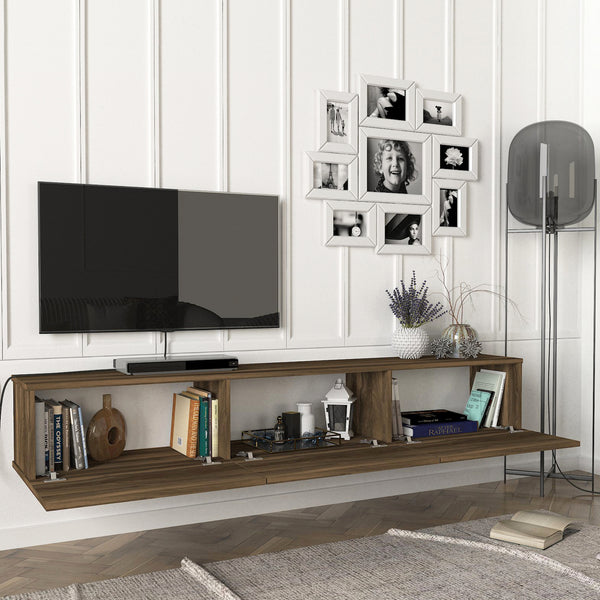 Fernsehschrank Vihti 180x31x29,5cm in versch. Farben [en.casa]