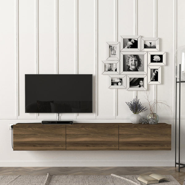 Fernsehschrank Vihti 180x31x29,5cm in versch. Farben [en.casa]
