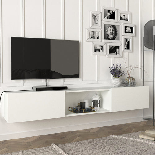Fernsehschrank Paltamo 180x31x29,5cm in verschiedenen Farben [en.casa] - premiumXL