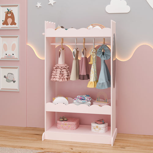 Kindergarderobe Vestnes mit Spiegel [en.casa]