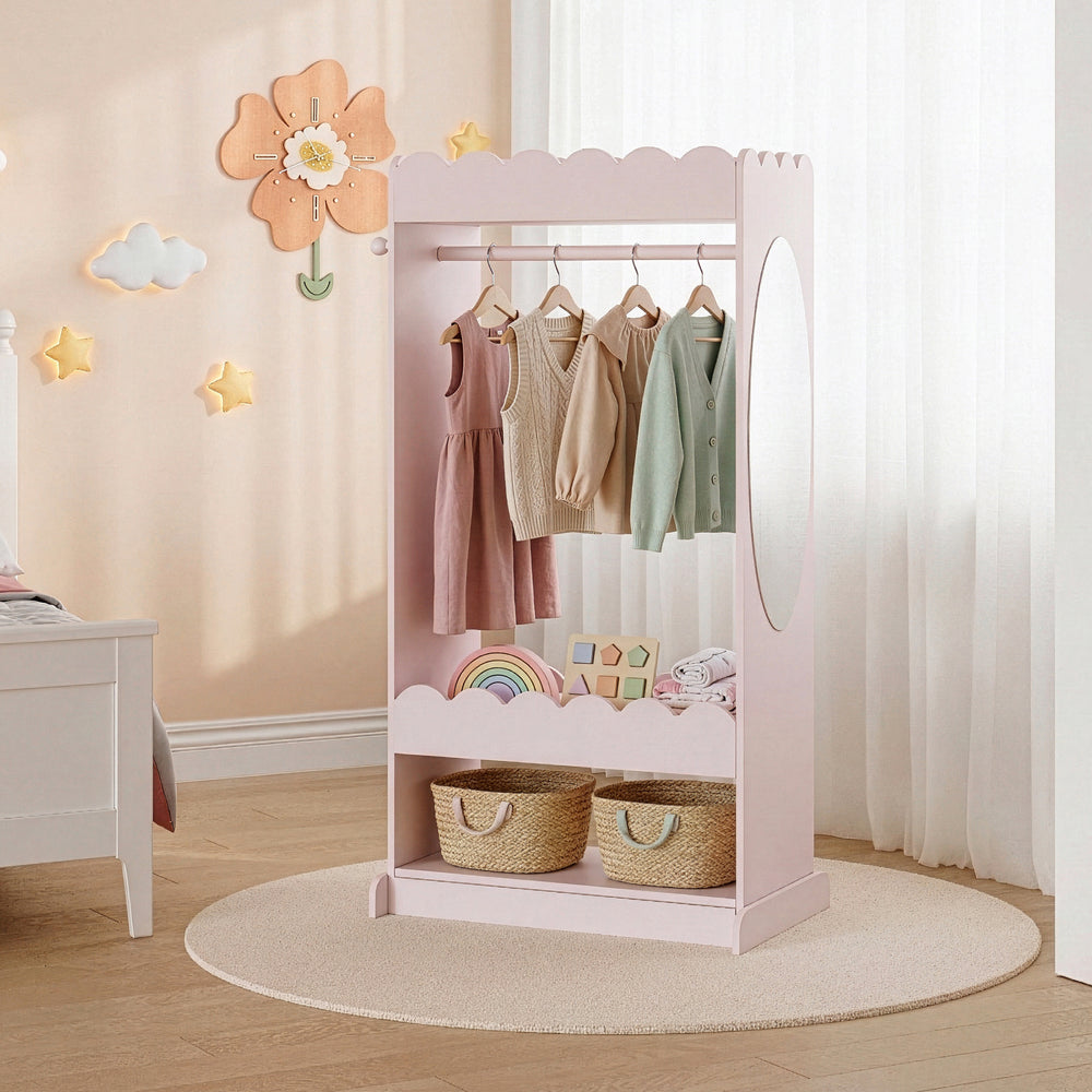 Kindergarderobe Vestnes mit Spiegel [en.casa]