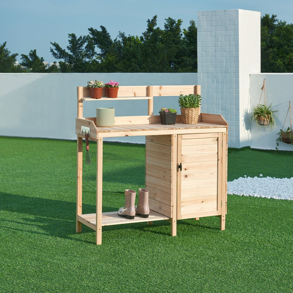 Pflanztisch Alessano Tannenholz [casa.pro]