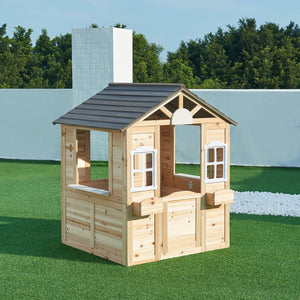 Spielhaus Acciano 131x113x97 cm Tannenholz [casa.pro]