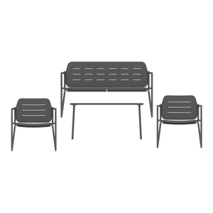 Gartenmöbelset Andria Stahl [casa.pro]