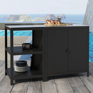 Outdoorset Bolognano Standregal und Schrank [casa.pro]