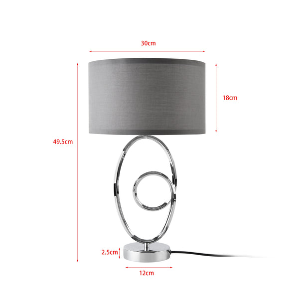 Tischleuchte Torquay Grau [lux.pro]