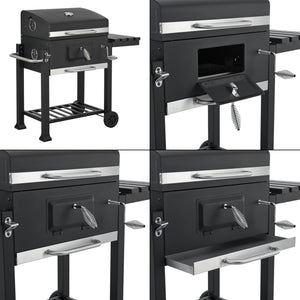 Grillwagen Arnad Schwarz [casa.pro]
