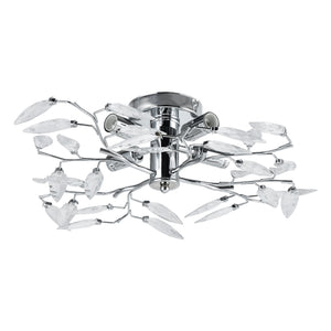 Deckenleuchte Kira 4x E14 Ø 47,5 x 15 cm Chromfarben/Silberfarben lux.pro - premiumXL