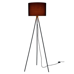 Stehleuchte Drehfuß 1x E27 Ø 29,5 x 150 cm Schwarz lux.pro - premiumXL