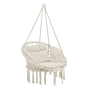Hängesessel Kailua Max. 150 kg Indoor Outdoor mit Kissen casa.pro