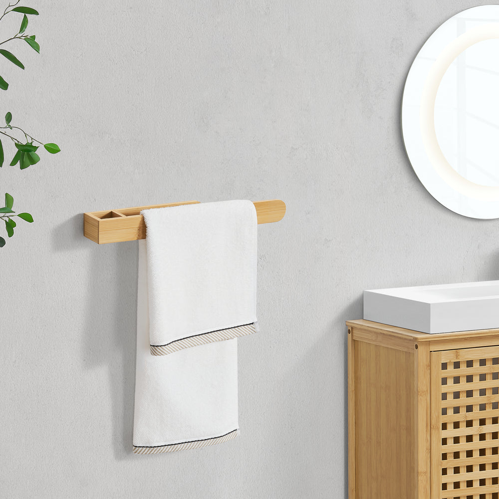 Wand - Handtuchhalter Tønsberg Bambus [en.casa] - premiumXL