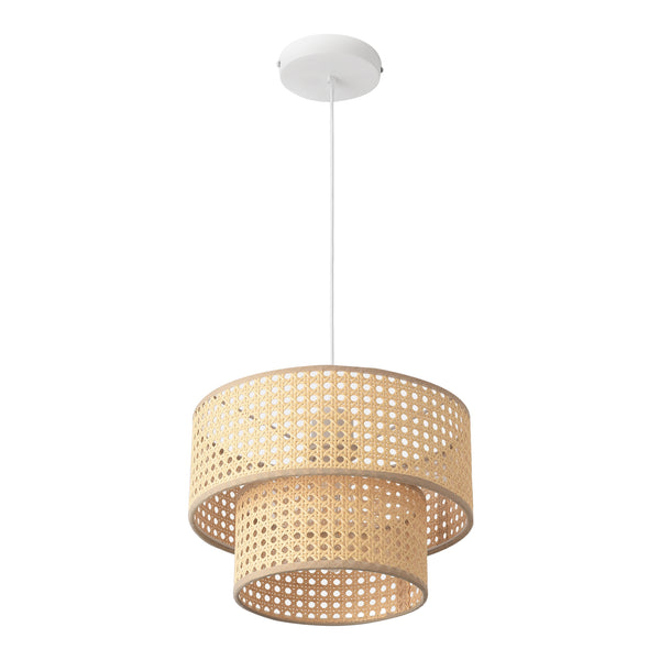 Hängeleuchte Ascot Rattanoptik [lux.pro]