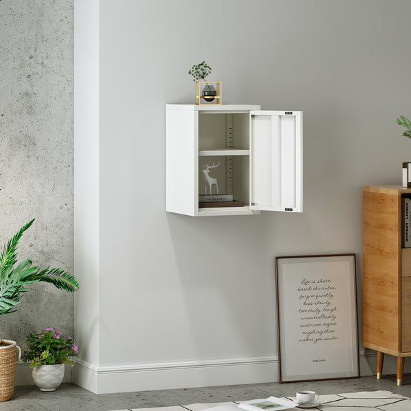Hängeschrank Burlöv 50x33x35 cm Stahl [en.casa]