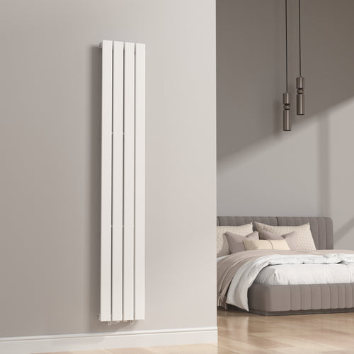Designheizkörper Nore Weiß 180x30cm Einlagig 598W [neu.haus]