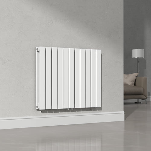 Designheizkörper Nore Weiß 60x80cm Doppellagig 1097W [neu.haus]