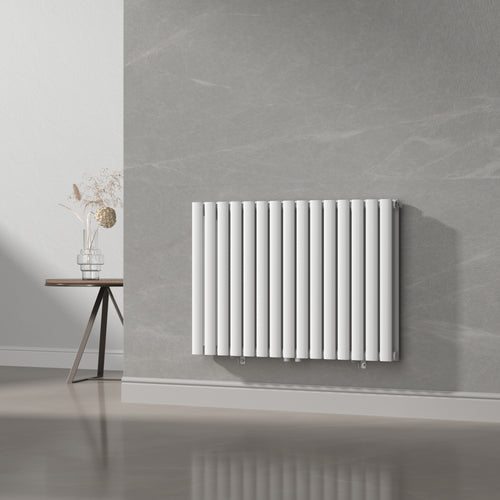 Design Röhrenheizkörper Nore Weiß 60x90cm Doppellagig 1180W [neu.haus]