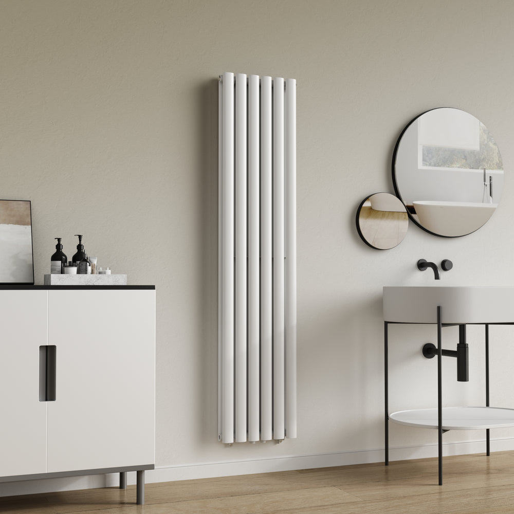 Design Röhrenheizkörper Nore Weiß 160x36cm Doppellagig 1198W [neu.haus]