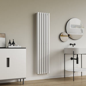Design Röhrenheizkörper Nore Weiß 160x36cm Doppellagig 1198W [neu.haus]