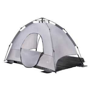 Strandmuschel Mullsjö Pop Up Strandzelt 215x135x140cm [pro.tec]