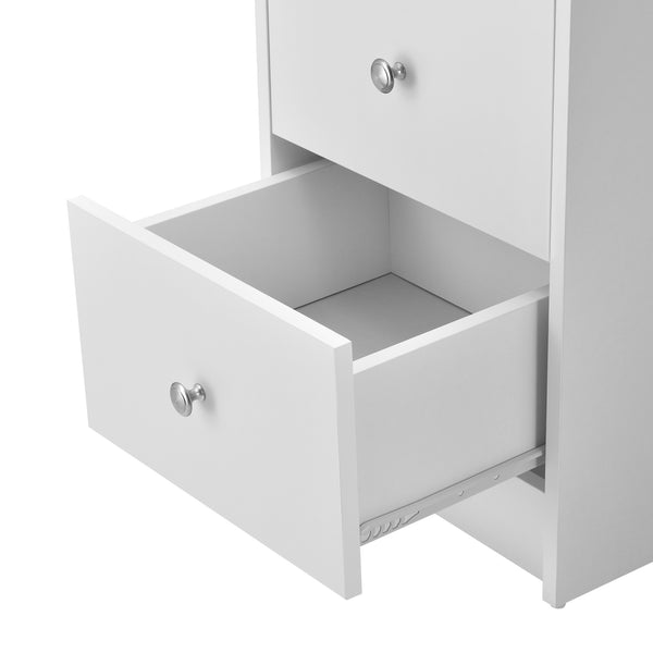 Schreibtisch Lemberg 120x50x72 cm mit Schubladen + Ablage en.casa
