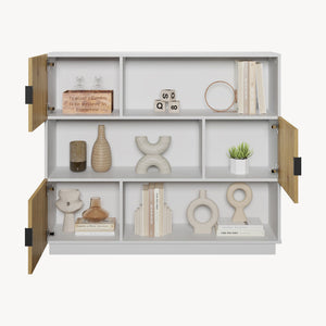 Bücherregal Verhundar 102x120x30 cm [en.casa]