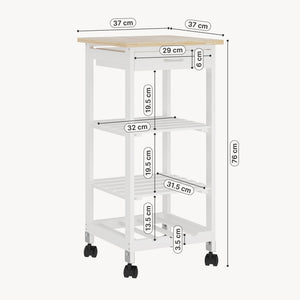 Servierwagen Biel 76x37x37 cm [en.casa]