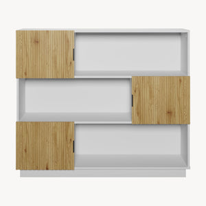 Bücherregal Verhundar 102x120x30 cm [en.casa]