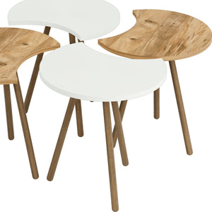 Couchtisch Højer im 4er Set 48 x 45 x 32 cm versch. Farben [en.casa]