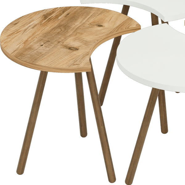 Couchtisch Højer im 4er Set 48 x 45 x 32 cm versch. Farben [en.casa]