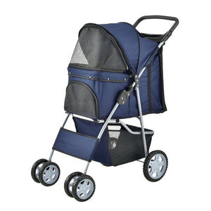 Hundewagen Niceville mit Regenschutz und Tasche in versch. Farben pro.tec