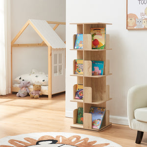 Drehbares Bücherregal Talöpintaa 129x40x40 cm [en.casa]