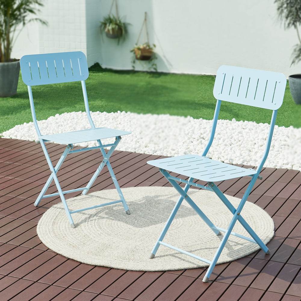Klappstuhl Sande 2er Set Stahl [en.casa]