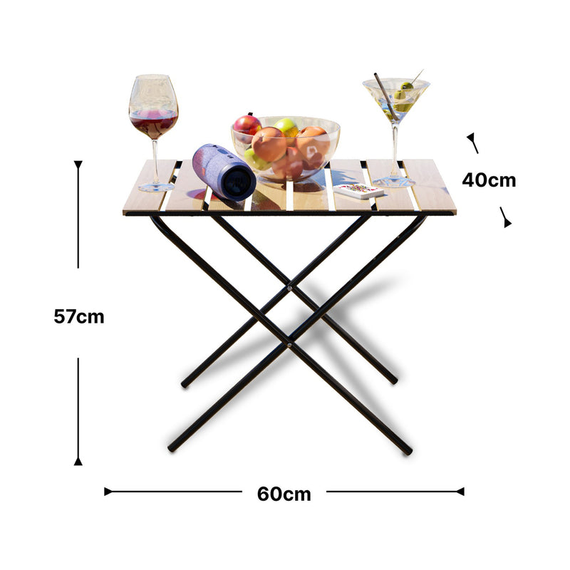 Maßskizze Klapptisch Cavallino 60x40x57 cm [en.casa]