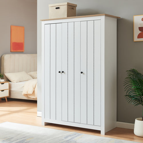 Kleiderschrank Vasand 175x120x52 cm [en.casa]
