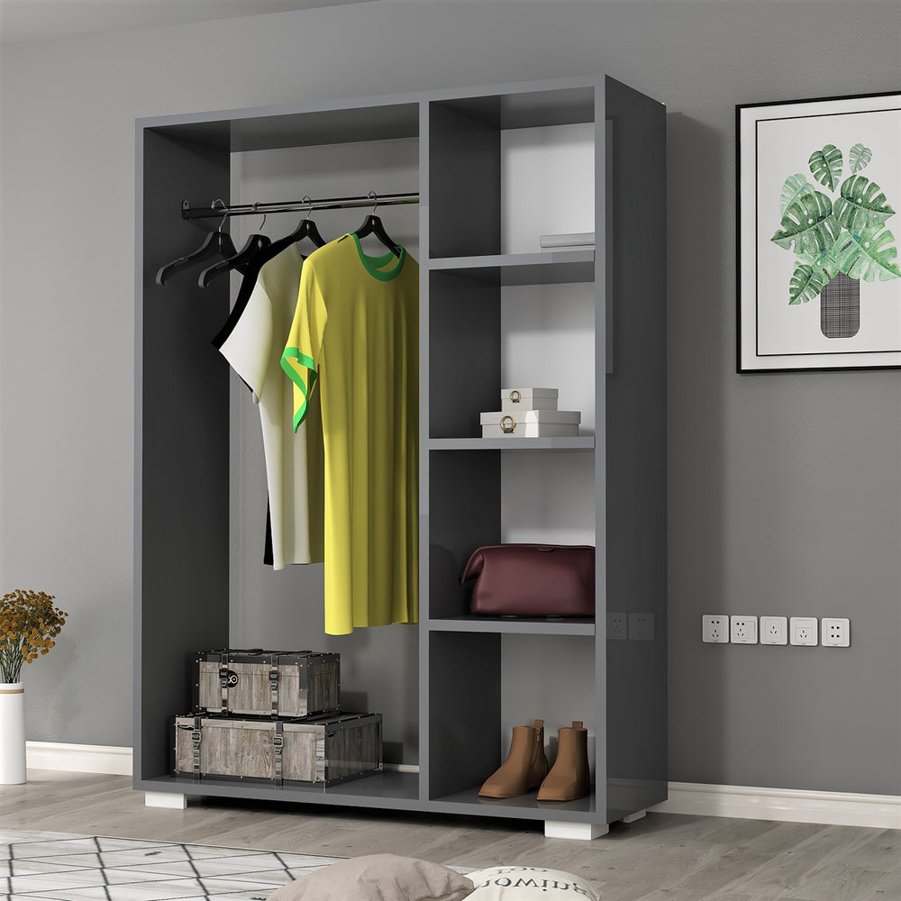 Kleiderschrank Nesbyen [en.casa] - premiumXL