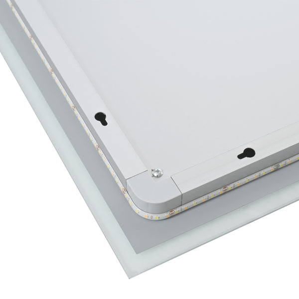 LED-Badspiegel Lizzano Weiß in versch. Größen [pro.tec]