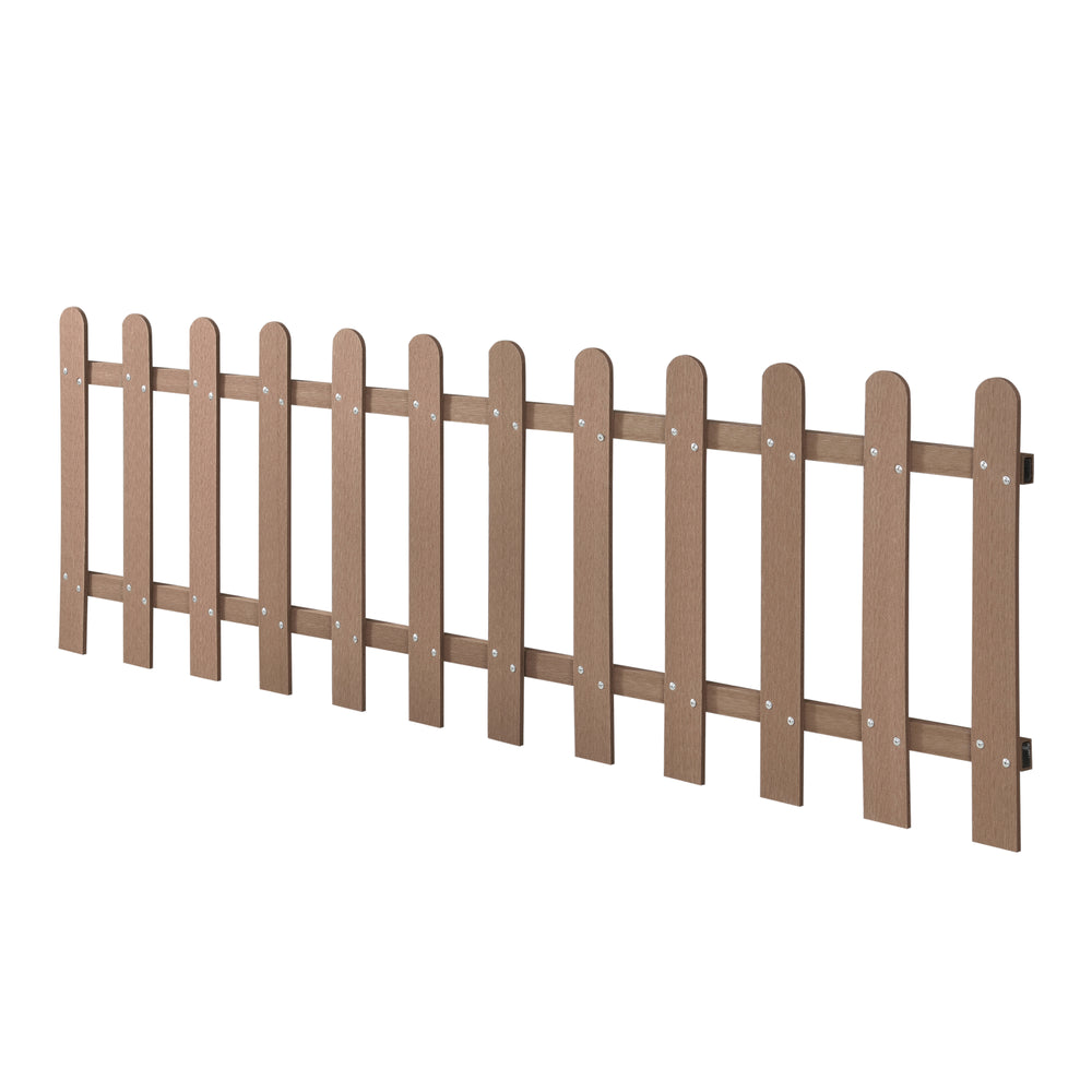Gartenzaun Elda WPC 200x60 cm in versch. Farben neu.holz - premiumXL