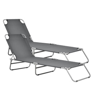 Sonnenliege Carcao 2er Set [casa.pro] - premiumXL