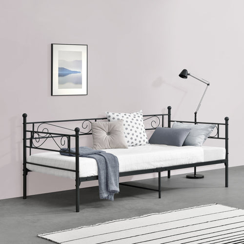 Metallbett Kerava 90x200 cm in versch. Farben en.casa