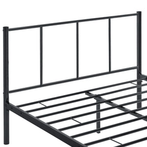 Metallbett Laos in versch. Größen Schwarz [en.casa]