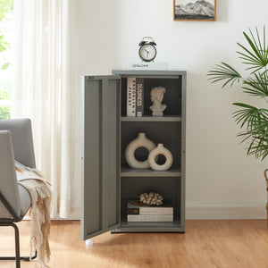 Metallschrank Burlöv Stahl [en.casa]