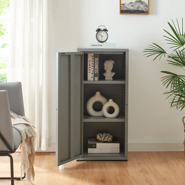 Metallschrank Burlöv Stahl [en.casa]