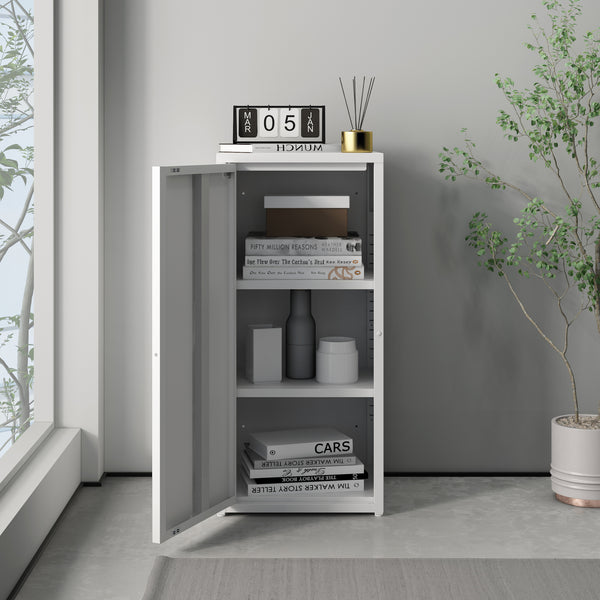 Metallschrank Burlöv Stahl [en.casa]