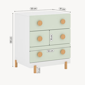 Kinderkommode Vaarentaa [en.casa]