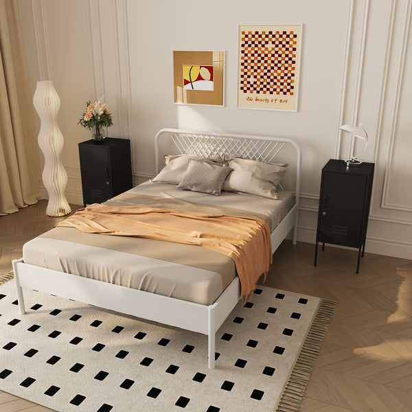 Nachtschrank Hausjärvi 2er Set Türgriff rechts und links [en.casa]