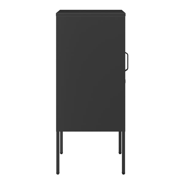 Nachtschrank Hausjärvi 2er Set Türgriff rechts und links [en.casa]