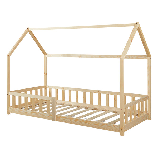 Hausbett Hesel mit Rausfallschutz [en.casa]